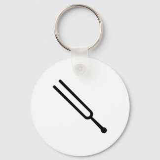 Tuning fork key ring