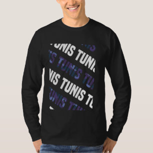 Tunis Camo Pattern Purple Camouflage T-Shirt