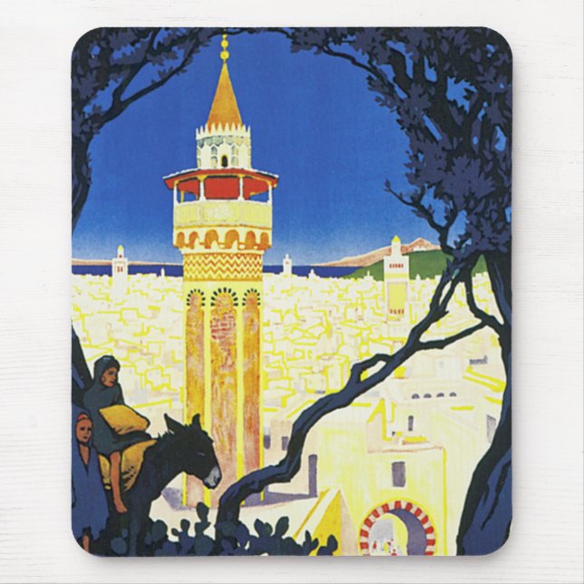 Tunis ~ L'Orient Aux Portes de Marseille Mouse Mat (Front)
