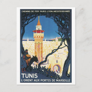 Tunis, L'Orient Aux Portes de Marsielle Postcard