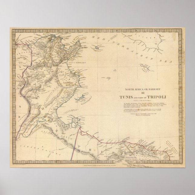 Tunis, Tripoli Poster (Front)