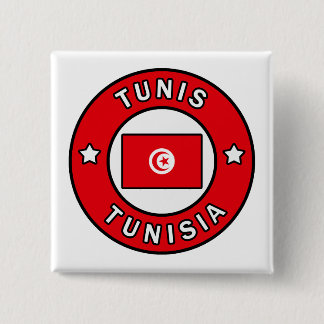 Tunis Tunisia 15 Cm Square Badge