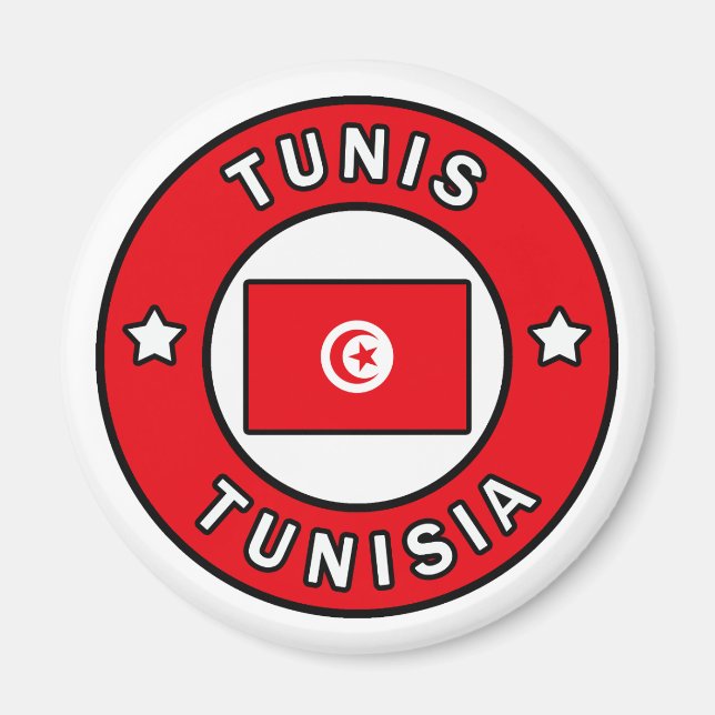 Tunis Tunisia Magnet (Front)