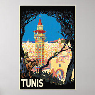 Tunis, Tunisia poster
