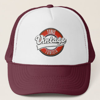 Tunis Tunisia vintage style logo Trucker Hat