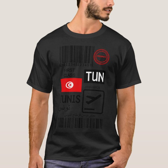 Tuniscarthage International Airport T-Shirt (Front)