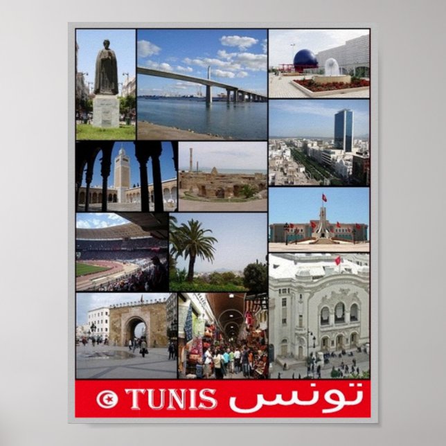 Tunisi - Mosaic - Tunisia - Poster (Front)