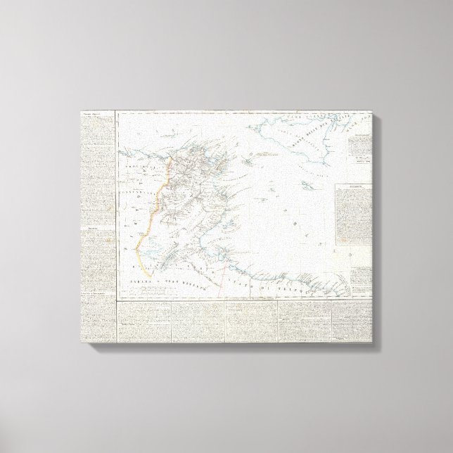 Tunisia and Lybia Canvas Print (Front)