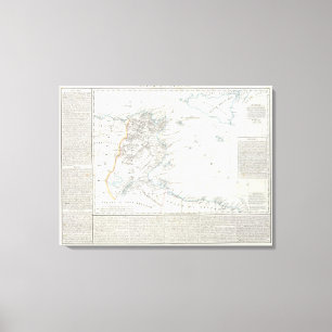 Tunisia and Lybia Canvas Print
