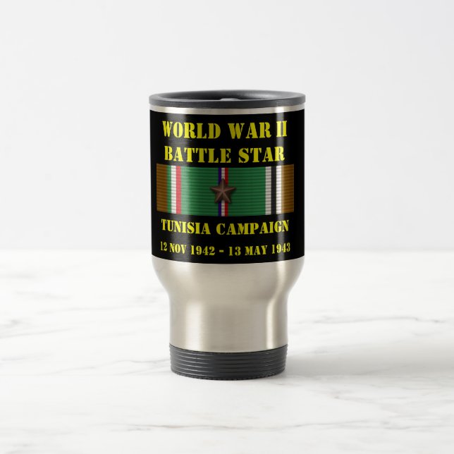 Tunisia Campaign Travel Mug (Center)