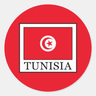 Tunisia Classic Round Sticker