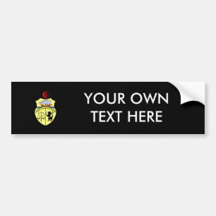 Tunisia Coat of Arms Bumper Sticker