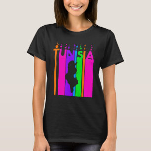 Tunisia Colourful Bubbles T-Shirt