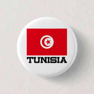 Tunisia Flag 3 Cm Round Badge