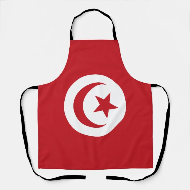 Tunisia flag apron (Front)