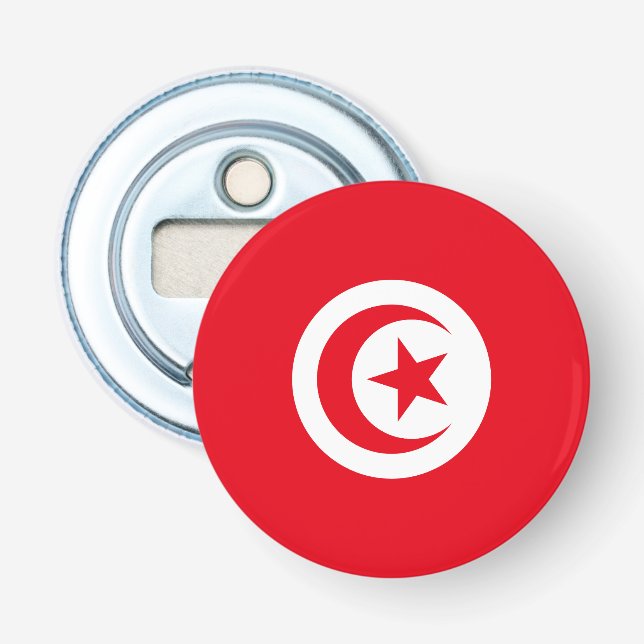 Tunisia Flag Bottle Opener (Front)