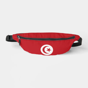Tunisia flag bum bags