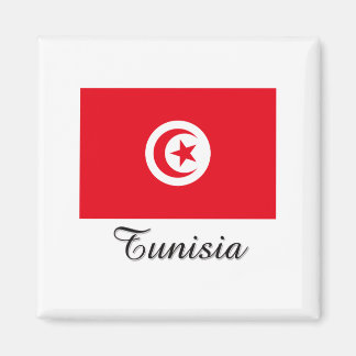 Tunisia Flag Design Magnet