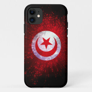 Tunisia Flag Firework iPhone 11 Case