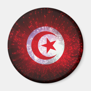 Tunisia Flag Firework Magnet
