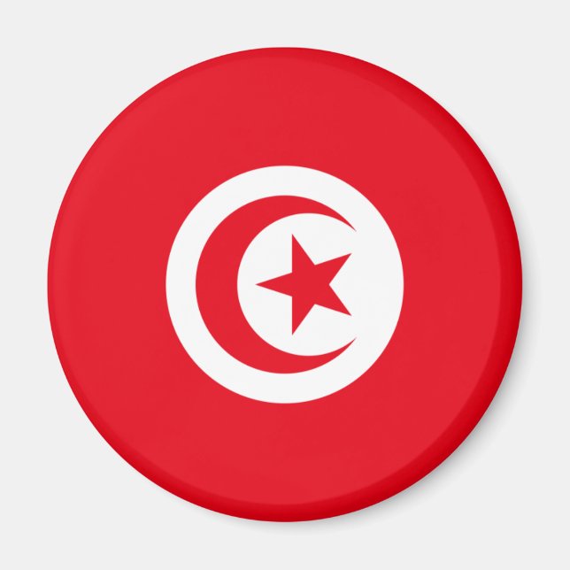 Tunisia Flag Magnet (Front)
