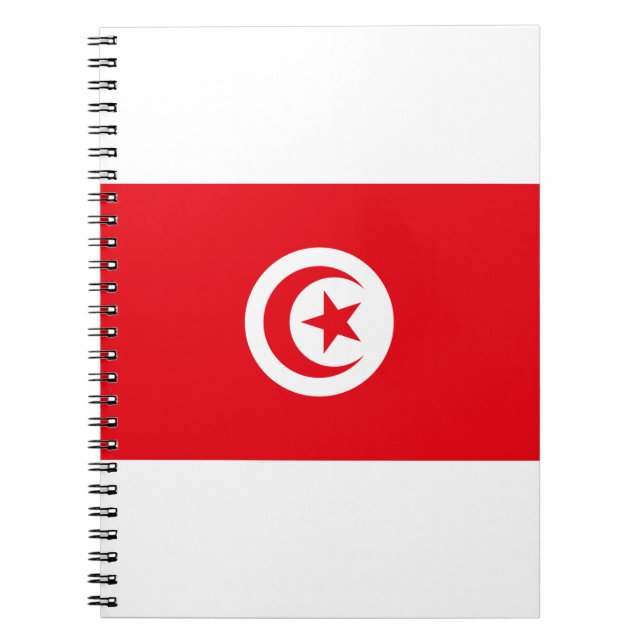 Tunisia Flag Notebook (Front)