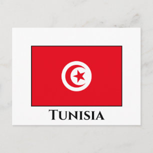 Tunisia Flag Postcard