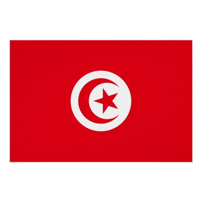 Tunisia Flag Poster (Front)