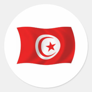 Tunisia Flag Sticker
