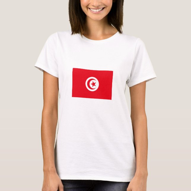 Tunisia Flag T-Shirt (Front)