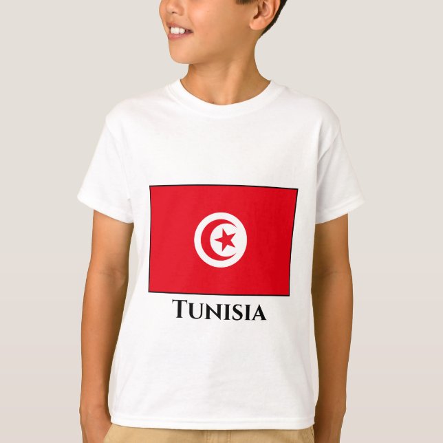 Tunisia Flag T-Shirt (Front)
