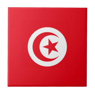 Tunisia Flag Tile