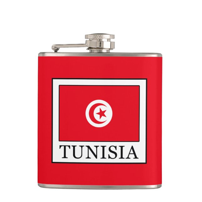 Tunisia Hip Flask (Front)