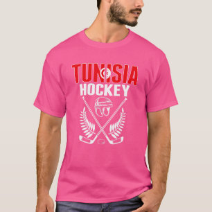 Tunisia Ice Hockey Fans Proud Tunisian Hockey Team T-Shirt