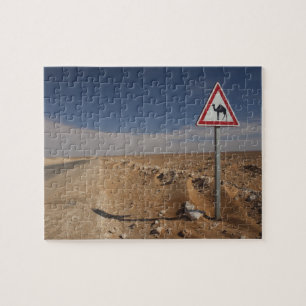 Tunisia, Ksour Area, Ksar Ghilane, Oil Pipeline Jigsaw Puzzle