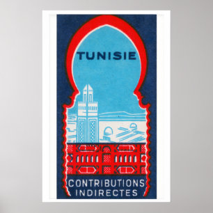Tunisia - Matchbox Print - Sweden Wall Art