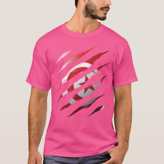 Tunisia My Country Claw Nail T-Shirt