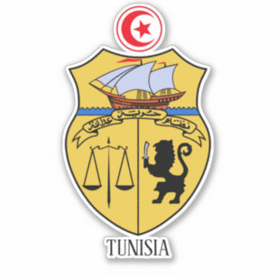Tunisia National Coat Of Arms Patriotic