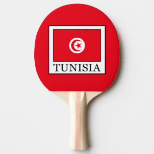 Tunisia Ping Pong Paddle