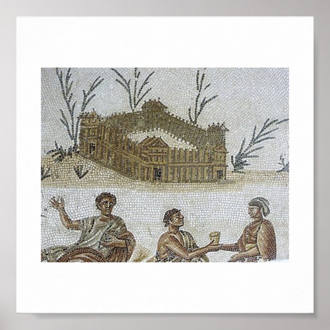 Tunisia Roman Mosaics Poster (Front)