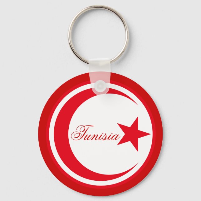 Tunisia - Roundel Key Ring (Front)