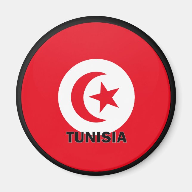 Tunisia Roundel quality Flag Magnet (Front)