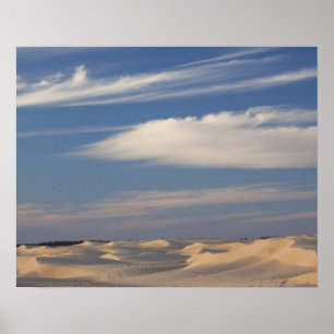 Tunisia, Sahara Desert, Douz, Great Dune, dusk 2 Poster