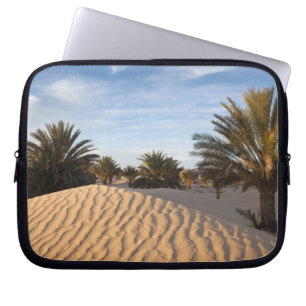 Tunisia, Sahara Desert, Douz, Great Dune, palm 2 Laptop Sleeve