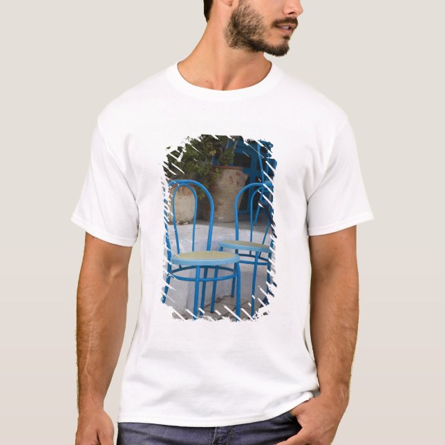 Tunisia, Sidi Bou Said, cafe chairs T-Shirt (Front)