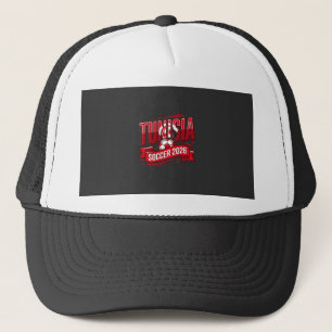 Tunisia Soccer 2026 Soccer Bold Country Typography Trucker Hat
