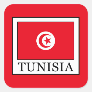 Tunisia Square Sticker