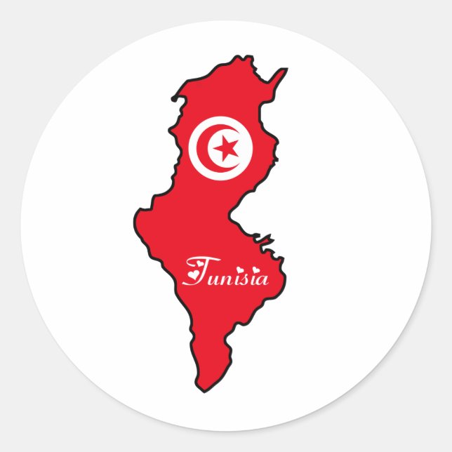 Tunisia Sticker (Front)