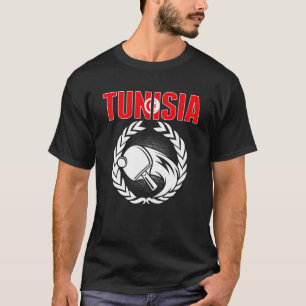 Tunisia Table Tennis Tunisian Ping Pong Team Supp T-Shirt