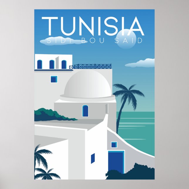 Tunisia Travel Poster (Front)